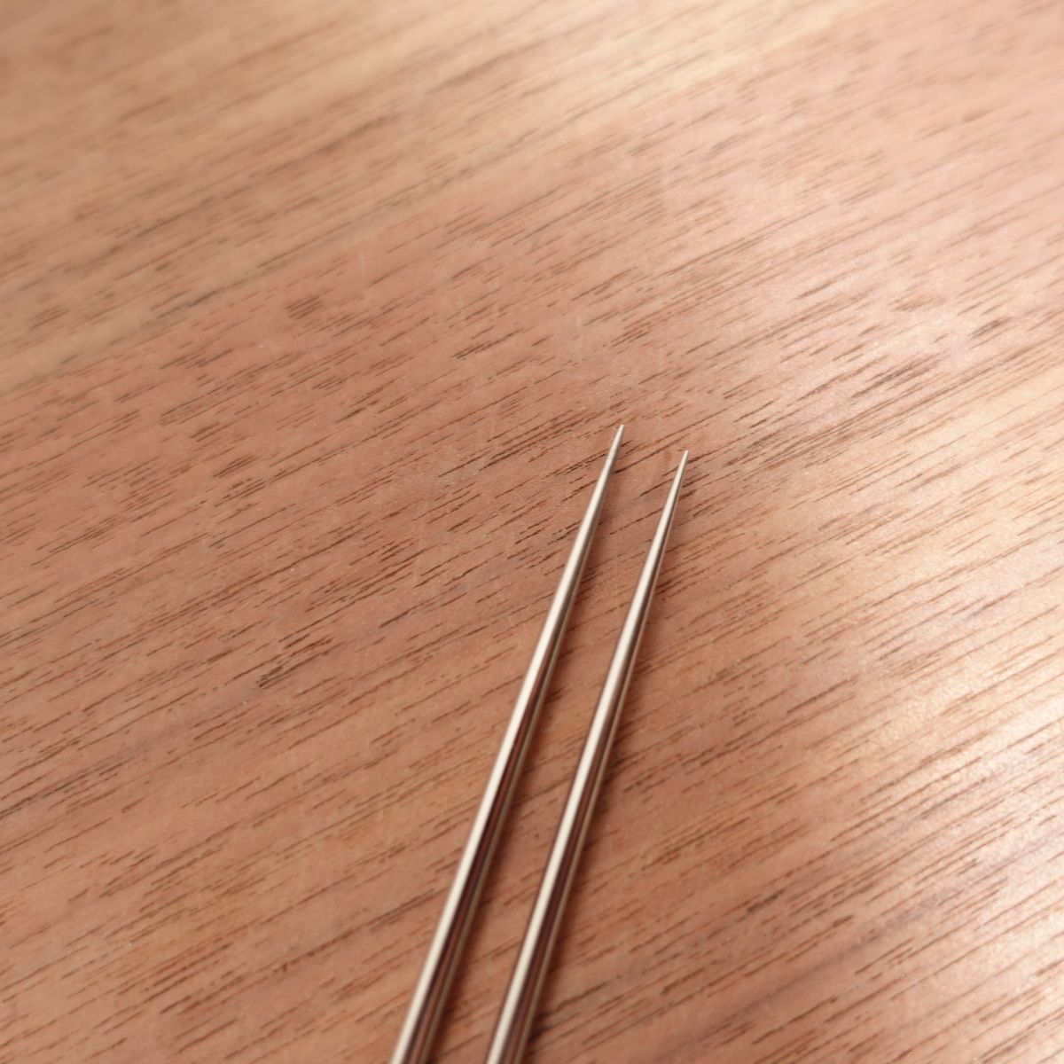 Moribashi Plating Chopsticks, Water Buffalo Ferrule, Stainless Steel, Plating Chopsticks, Tempura Chopsticks, Case Included