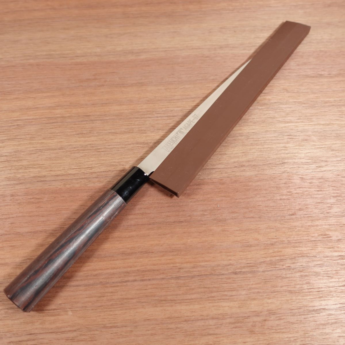 Takeuchi Hamono Yanagiba Knife, Sharpened, Stainless Steel, Sashimi Knife, TAKEUCHI AGAPE-97 T97, Nearly Unused Stored Item, 240mm