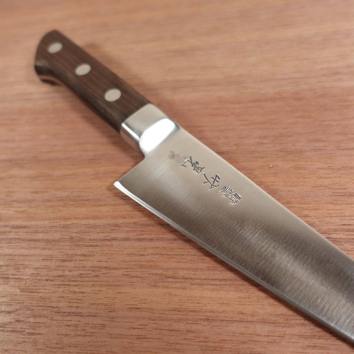 Takeaki Honesuki Knife, Sharpened, Sabaki Knife, Garasuki Knife, Carbon Steel, Slightly Single Bevel (70:30), Special, Takeuchi Hamono, 155mm