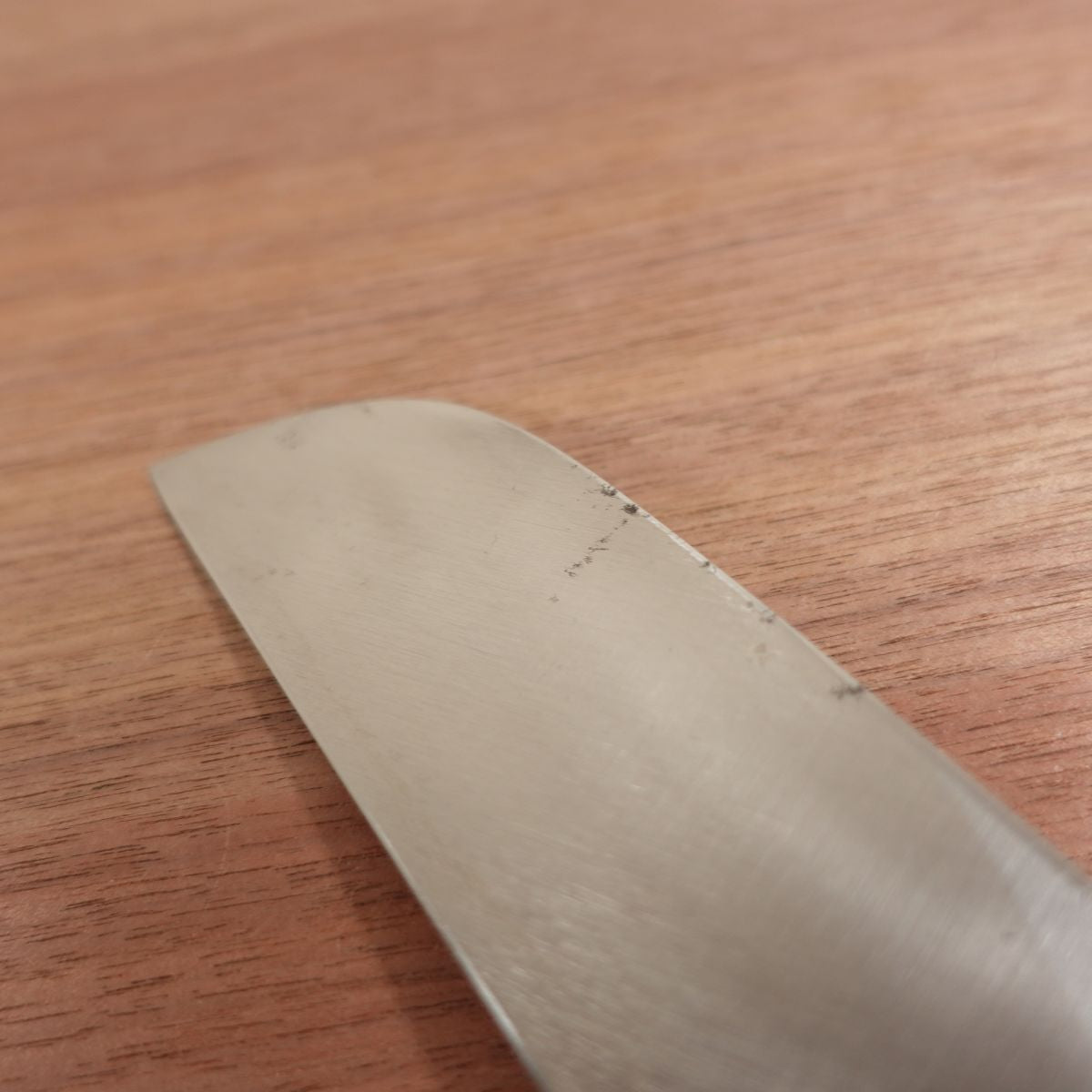 Takeaki Kama-Usuba Knife, Sharpened, Water Buffalo Handle, Single Bevel, Nakiri, Carbon Steel, Betsuuchi, Takeuchi Hamono, 185mm