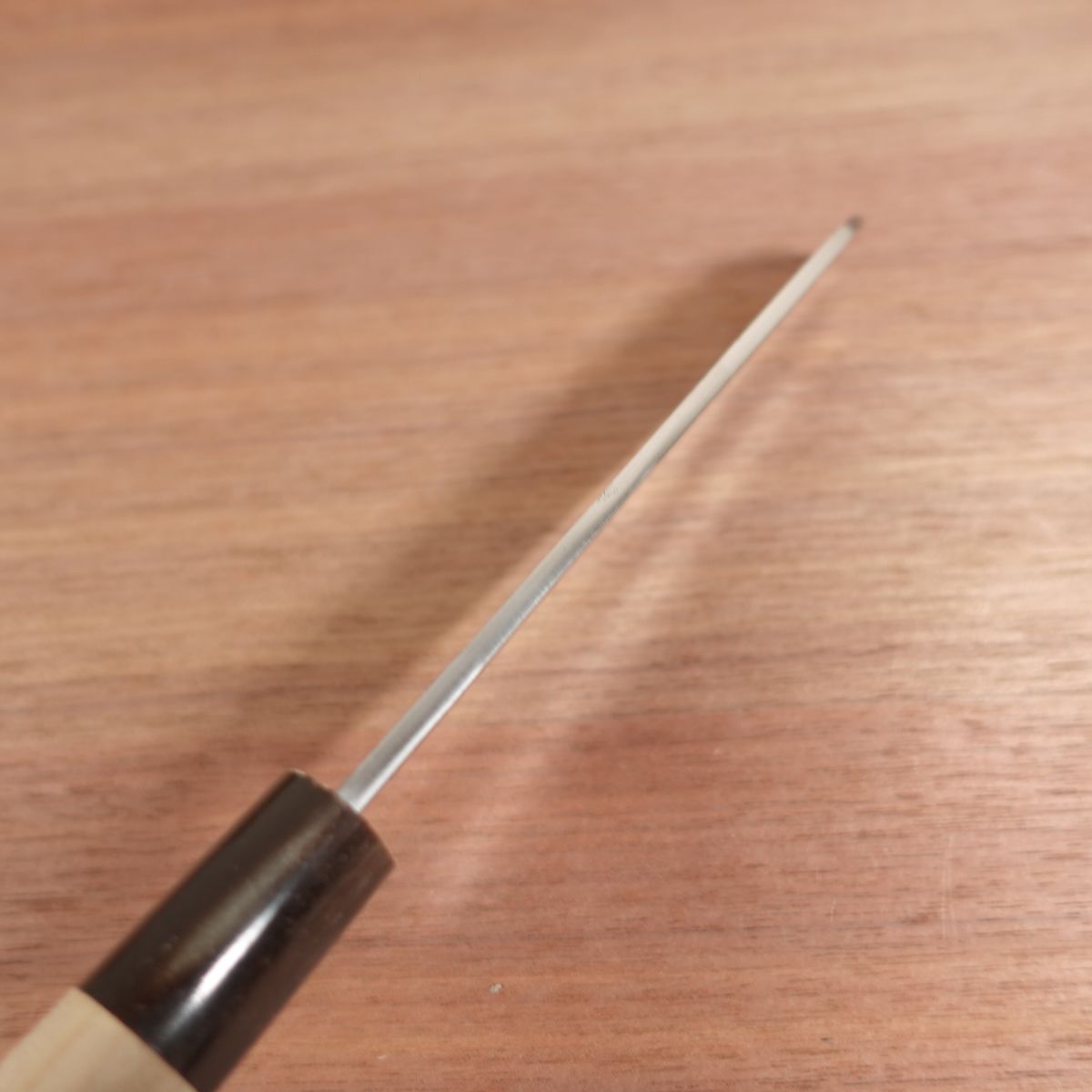 Takeaki Kama-Usuba Knife, Sharpened, Water Buffalo Handle, Single Bevel, Nakiri, Carbon Steel, Betsuuchi, Takeuchi Hamono, 185mm