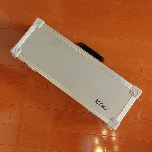 Takeuchi Hamono Knife Case, KGC, Silver, Attache Case, Knife Storage Case, Bag, Lock Included, Rust Eraser Included, Lightly Used