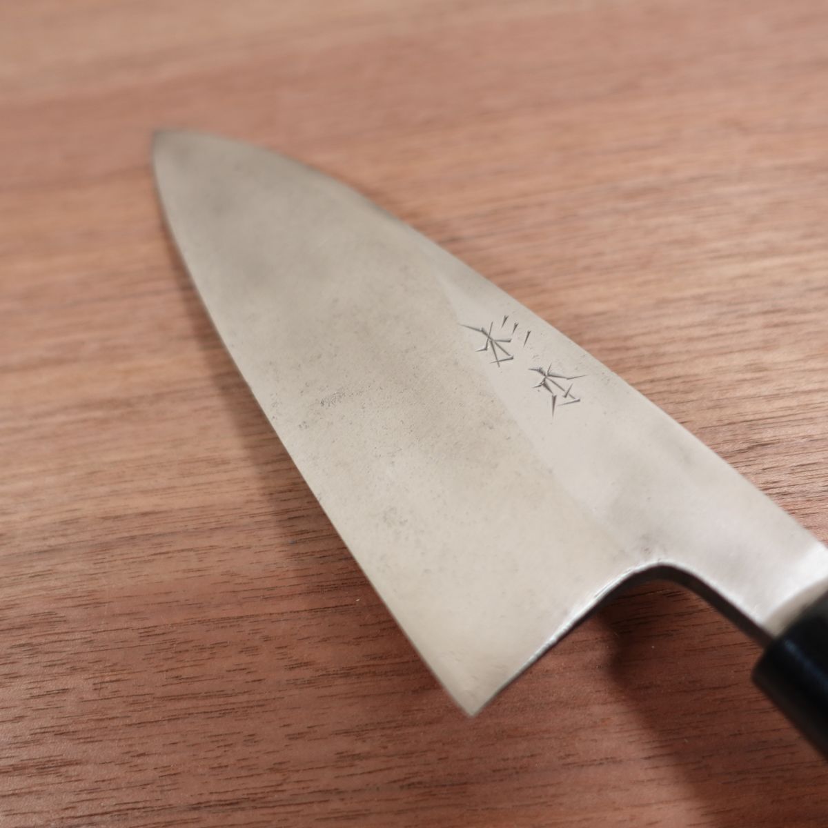 Sugimoto Deba Knife, Sharpened, Carbon Steel, Single Bevel, Rehandled, 180mm