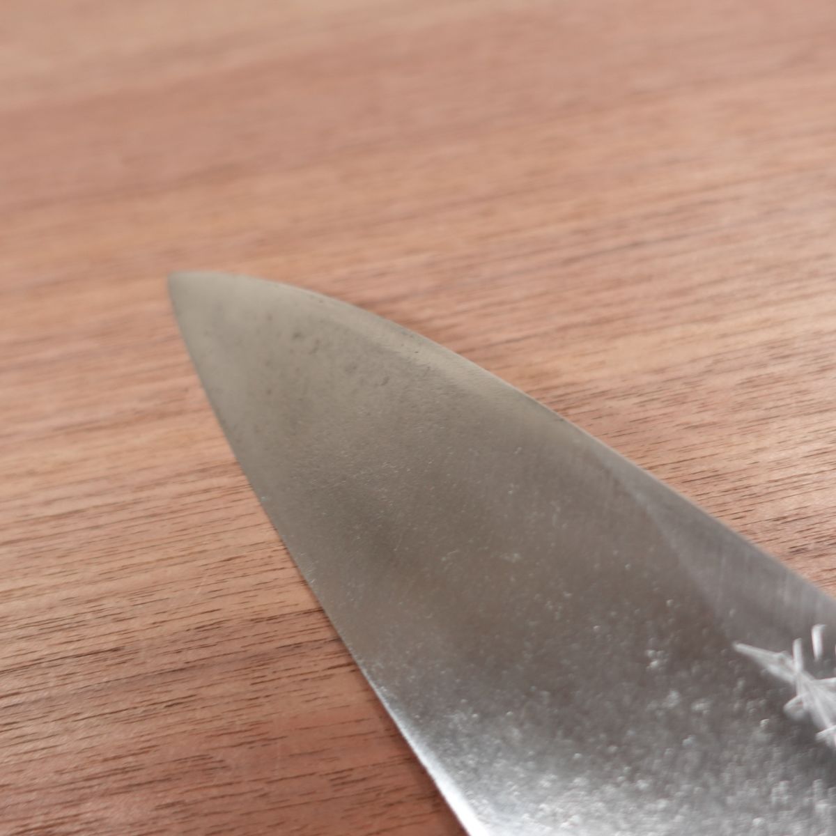 Sugimoto Deba Knife, Sharpened, Carbon Steel, Single Bevel, Rehandled, 180mm