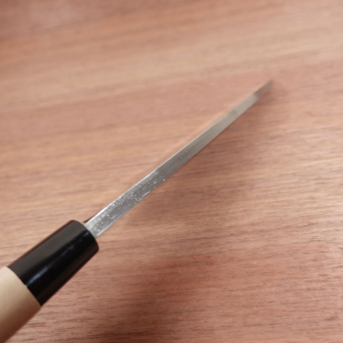 Sugimoto Deba Knife, Sharpened, Carbon Steel, Single Bevel, Rehandled, 180mm