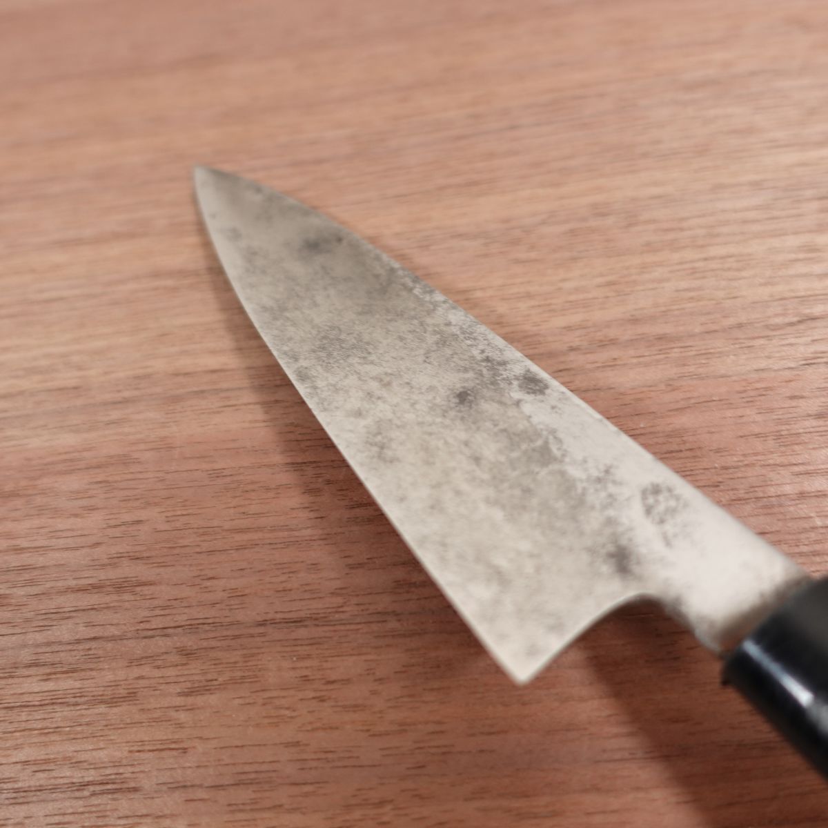 Mantetsu Funayuki Knife, Sharpened, Deba Knife, Slim, Thin Blade, Carbon Steel, Single Bevel, 160mm