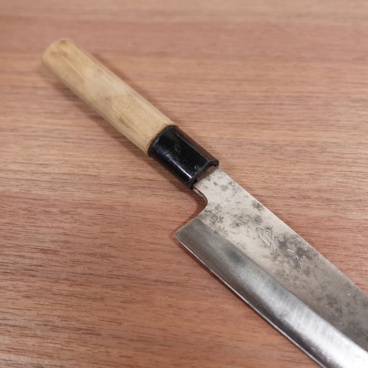Mantetsu Funayuki Knife, Sharpened, Deba Knife, Slim, Thin Blade, Carbon Steel, Single Bevel, 160mm
