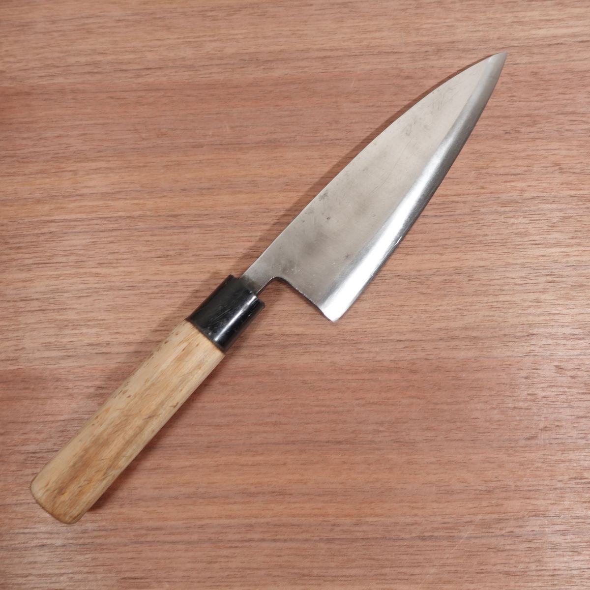 Tsukiji Masamoto Deba Knife, Sharpened, Shu, Single Bevel, Carbon Steel, 175mm