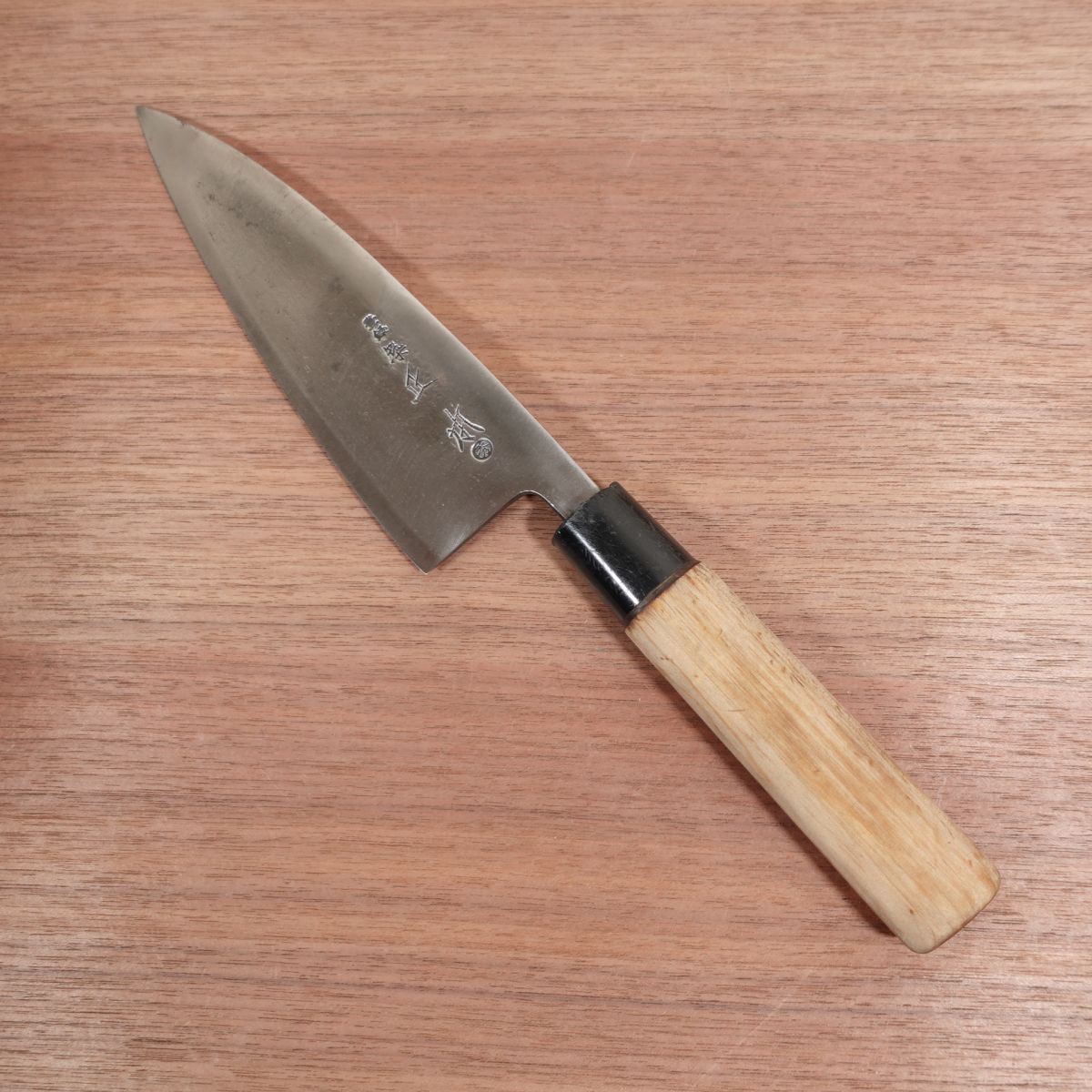 Tsukiji Masamoto Deba Knife, Sharpened, Shu, Single Bevel, Carbon Steel, 175mm
