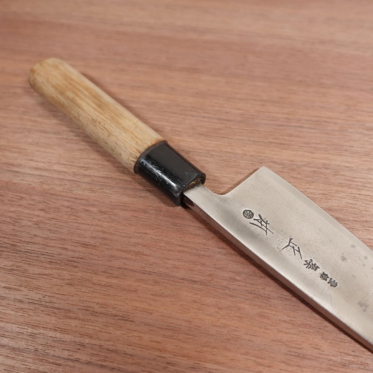 Tsukiji Masamoto Deba Knife, Sharpened, Shu, Single Bevel, Carbon Steel, 175mm