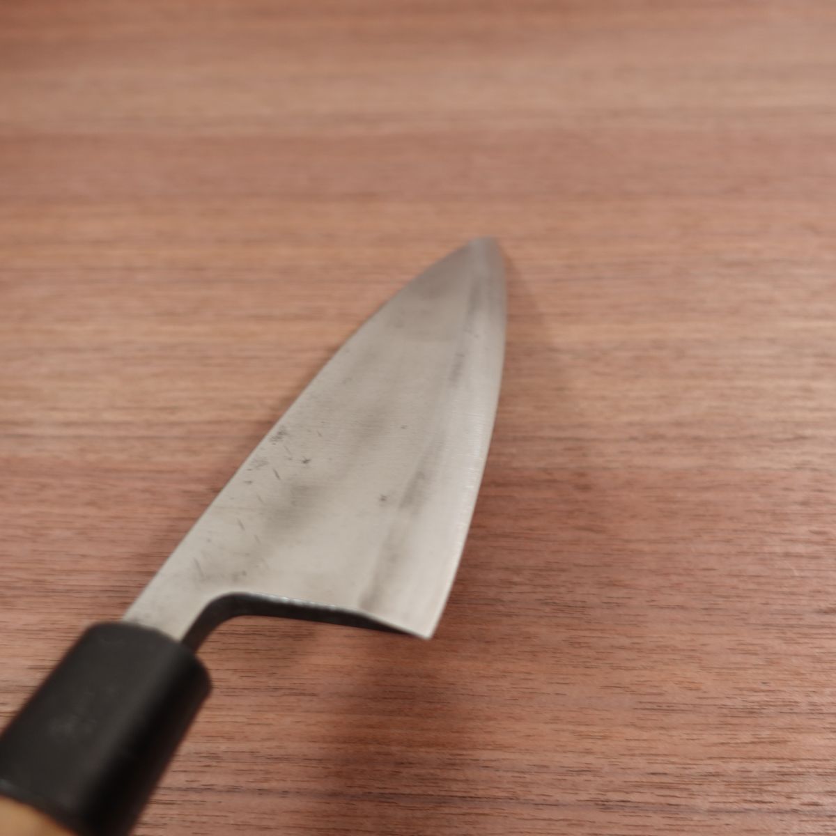 Tsukiji Masamoto Deba Knife, Sharpened, Shu, Single Bevel, Carbon Steel, 175mm