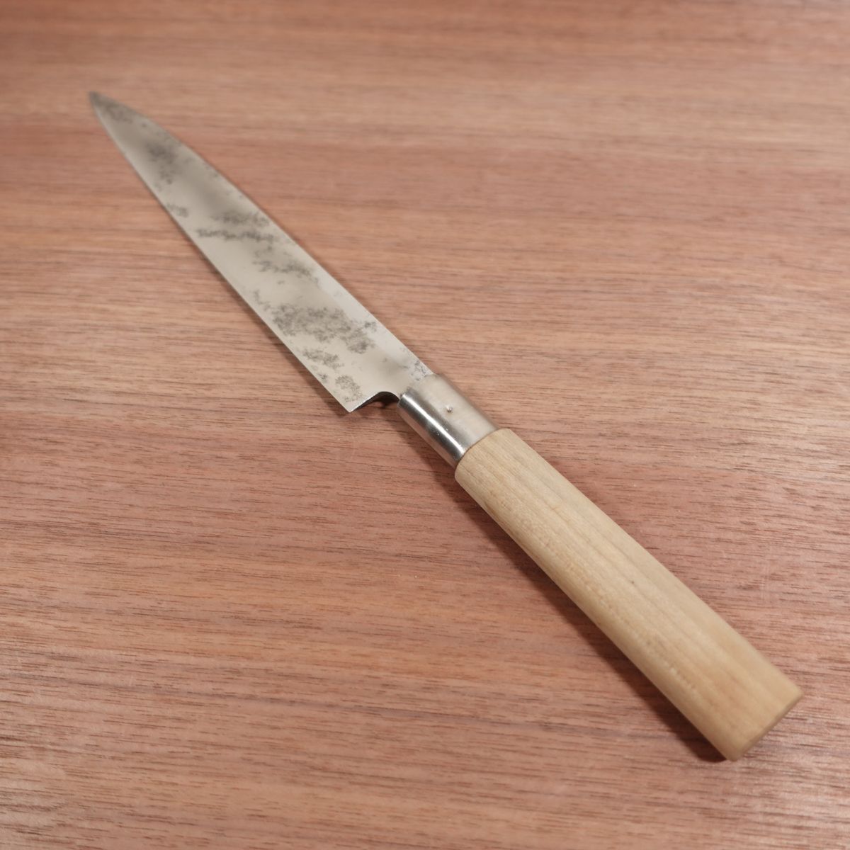 Takemine Yanagiba Knife, Sharpened, Sashimi Knife, Carbon Steel, Single Bevel, 240mm