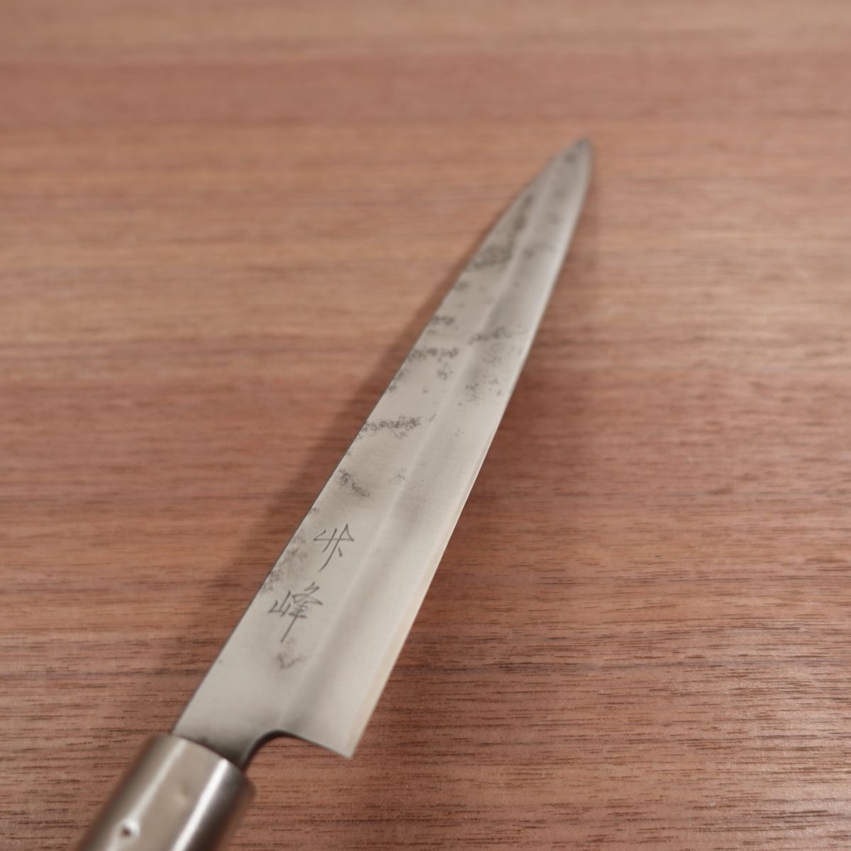 Takemine Yanagiba Knife, Sharpened, Sashimi Knife, Carbon Steel, Single Bevel, 240mm