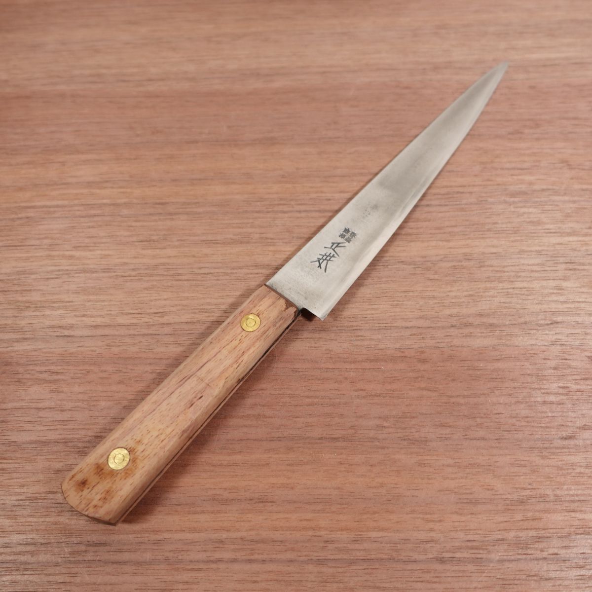Masamoto Sujihiki Knife, Sharpened, Slim Gyuto, Carbon Steel, Nearly Single Bevel, 195mm