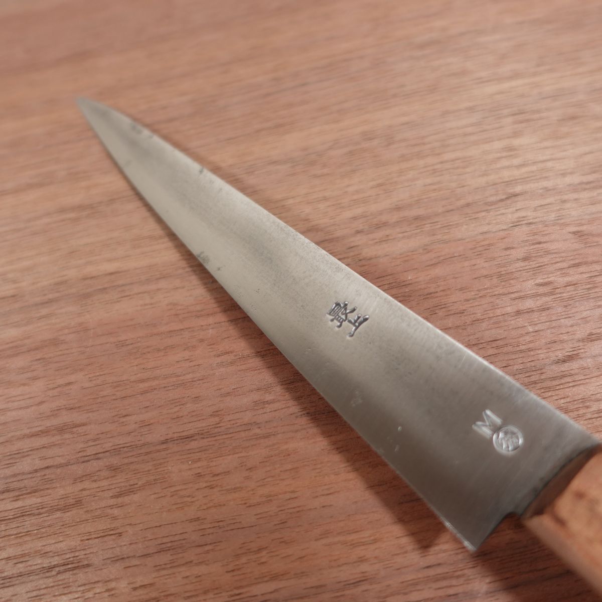 Masamoto Sujihiki Knife, Sharpened, Slim Gyuto, Carbon Steel, Nearly Single Bevel, 195mm