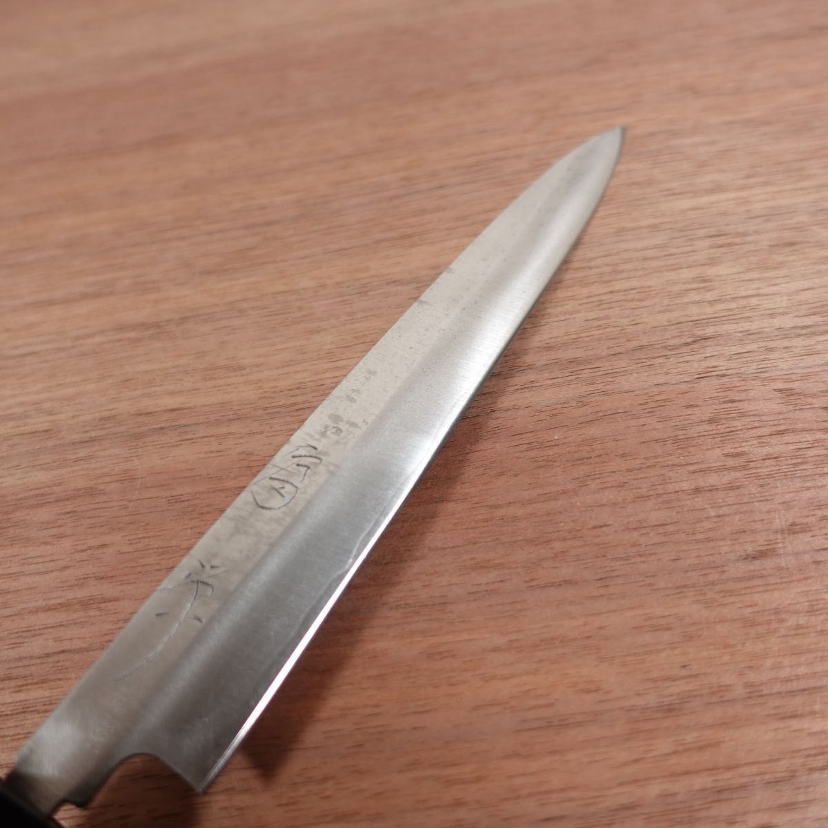 Fugen Yanagiba Knife, Sharpened, Sashimi Knife, Carbon Steel, Handle Like New, 195mm
