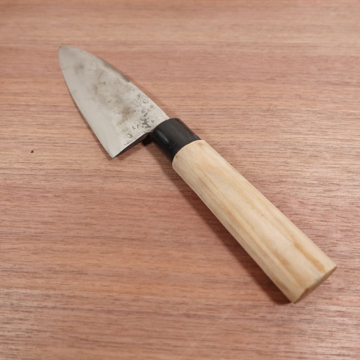 Special Blue Steel Deba Knife, Sharpened, Tosa, Aogami, Double Bevel, 160mm