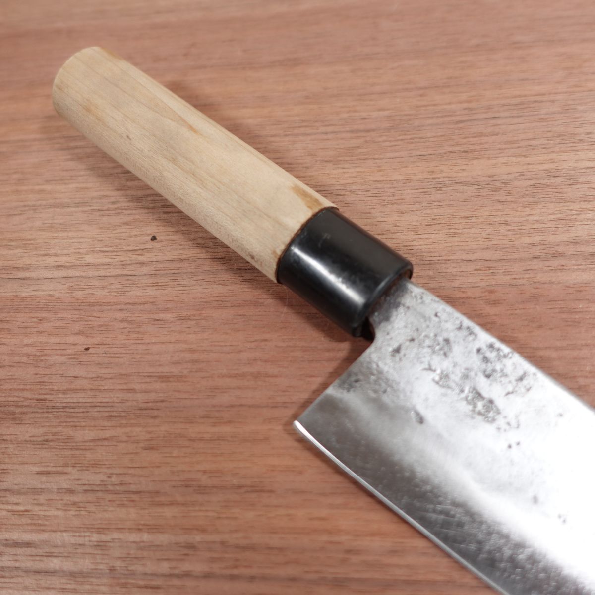 Special Blue Steel Deba Knife, Sharpened, Tosa, Aogami, Double Bevel, 160mm