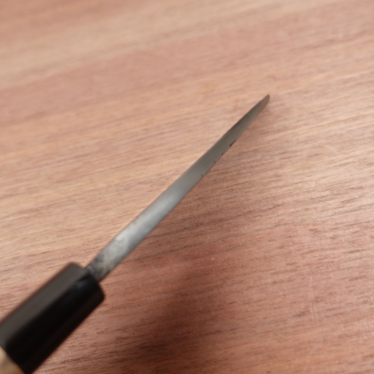 [HYPER REBORN] Sakai Yasumine Deba Knife, Sharpened, Black Oxide Finish, Carbon Steel, Single Bevel, Small Size, 140mm