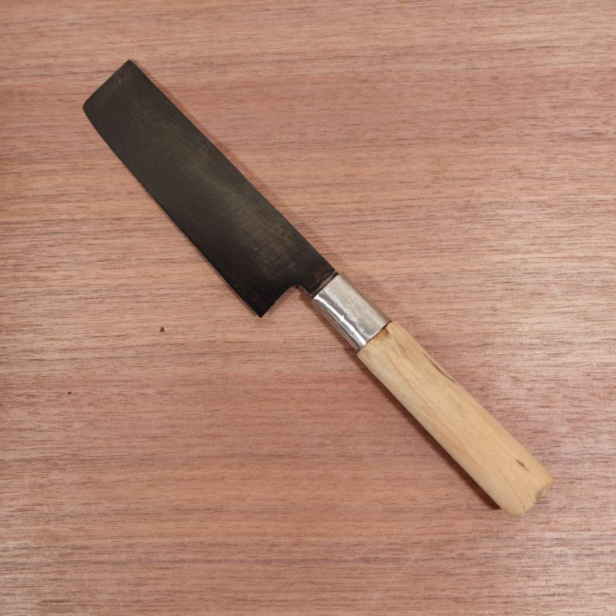 [HYPER REBORN] Seki Magoroku Usuba Knife, Sharpened, Black Oxide Finish, Single Bevel, Nakiri, Carbon Steel, 165mm