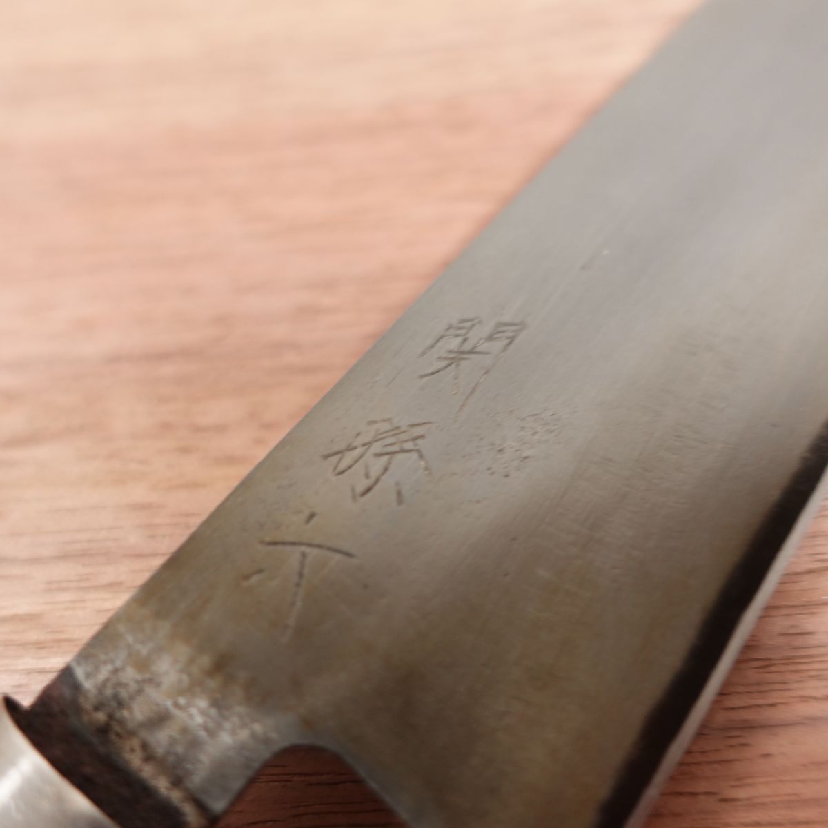 [HYPER REBORN] Seki Magoroku Usuba Knife, Sharpened, Black Oxide Finish, Single Bevel, Nakiri, Carbon Steel, 165mm