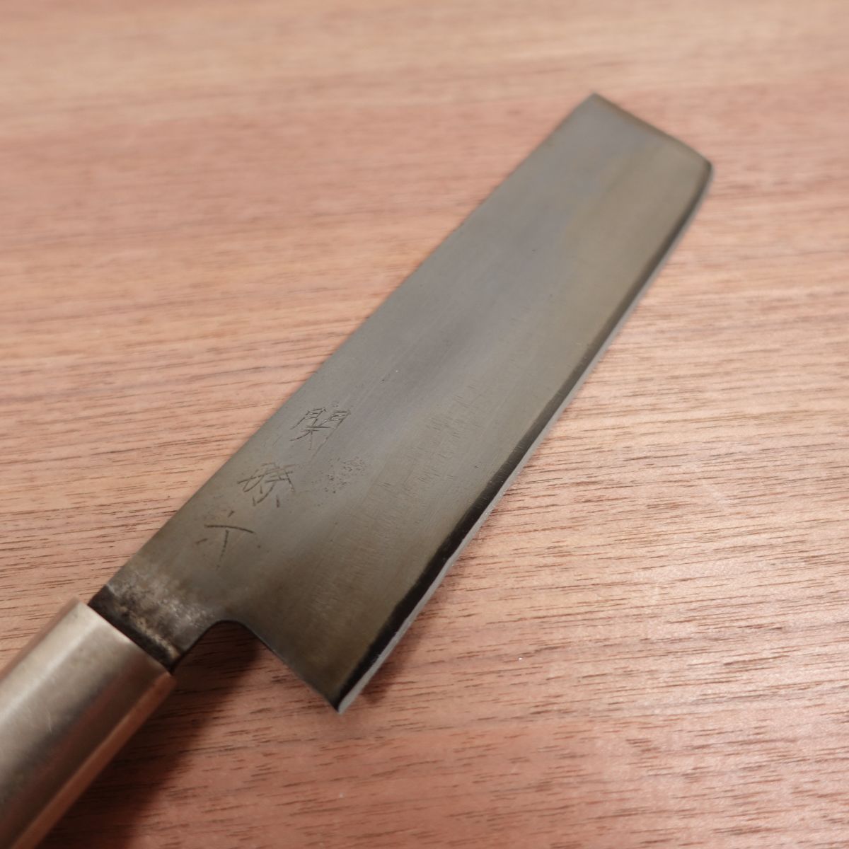 [HYPER REBORN] Seki Magoroku Usuba Knife, Sharpened, Black Oxide Finish, Single Bevel, Nakiri, Carbon Steel, 165mm