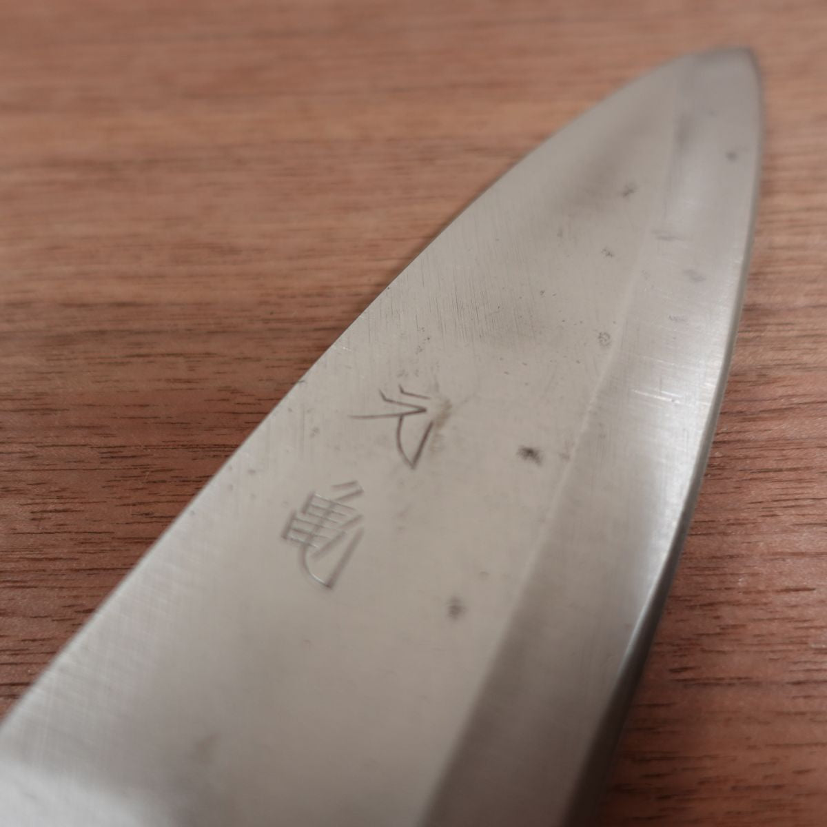 Genki Deba Knife, Sharpened, Carbon Steel, Single Bevel, Handle Like New, 150mm