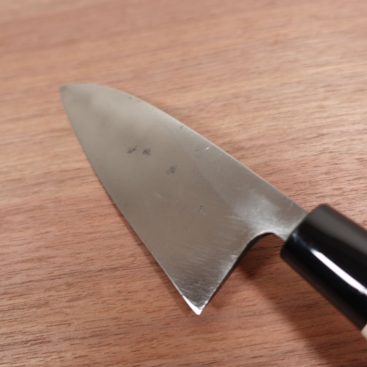 Genki Deba Knife, Sharpened, Carbon Steel, Single Bevel, Handle Like New, 150mm