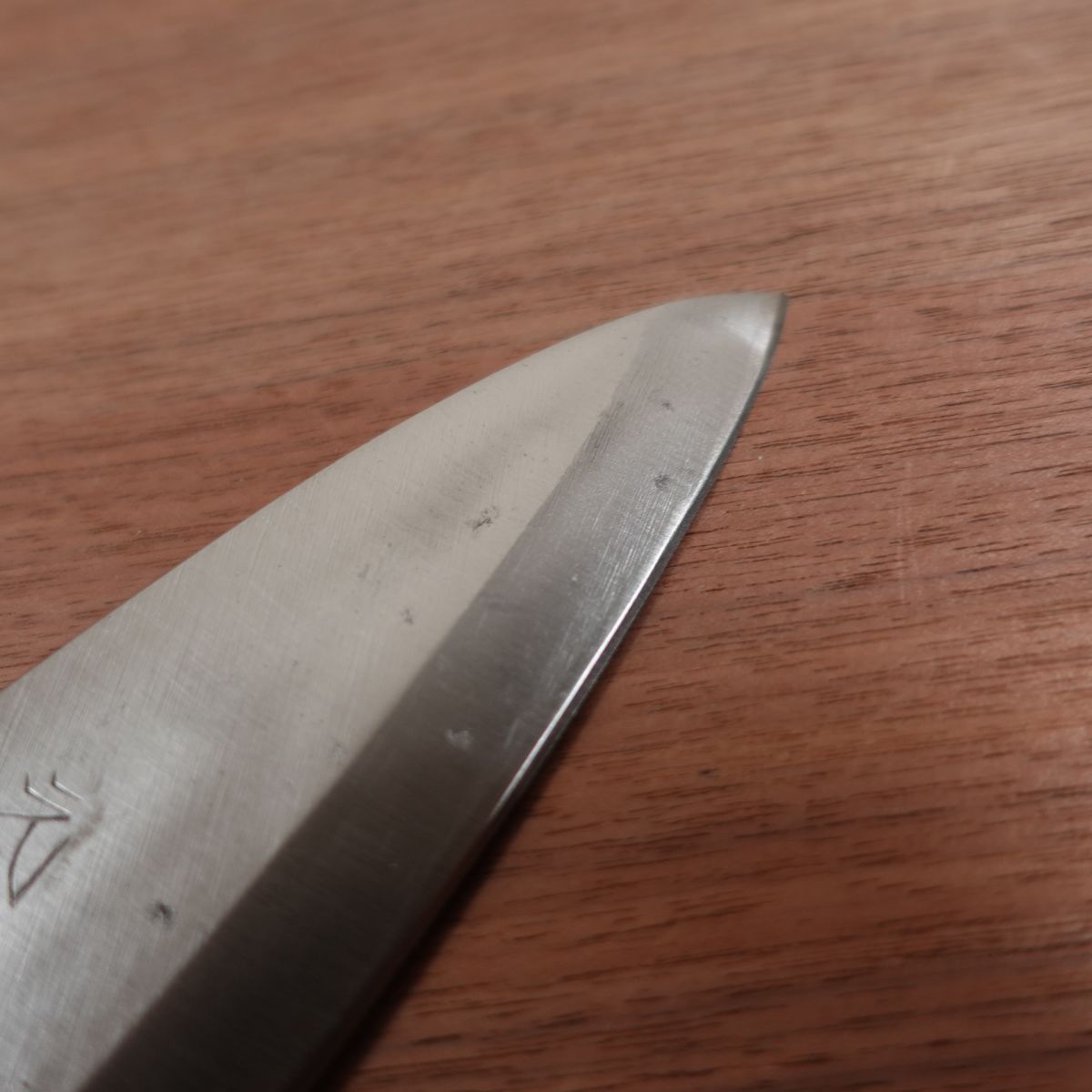 Genki Deba Knife, Sharpened, Carbon Steel, Single Bevel, Handle Like New, 150mm
