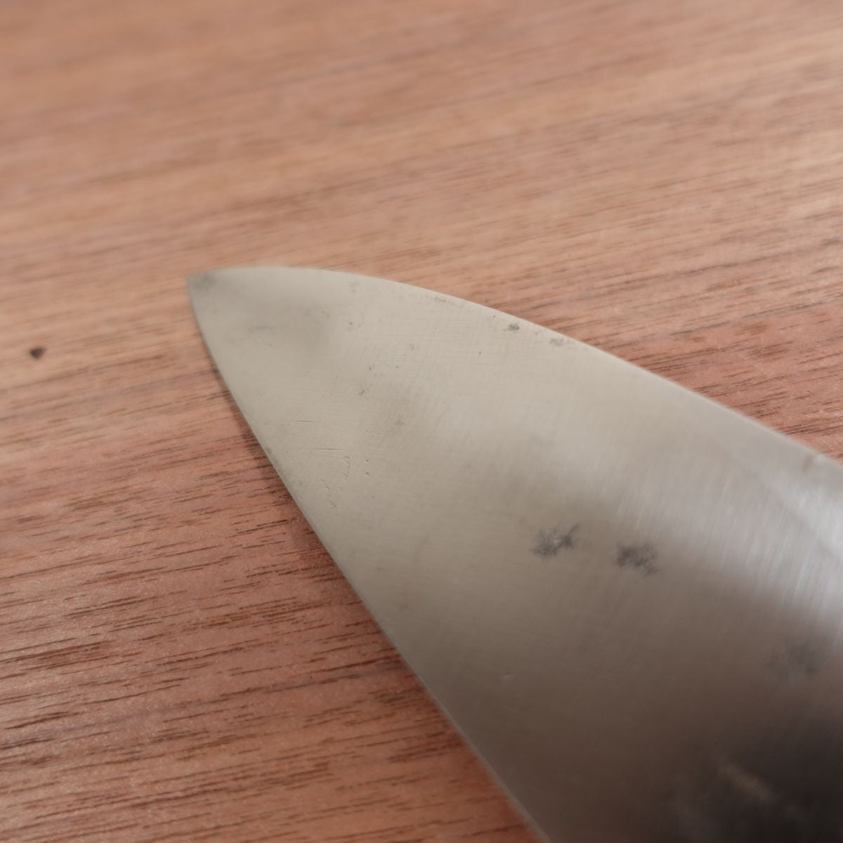 Genki Deba Knife, Sharpened, Carbon Steel, Single Bevel, Handle Like New, 150mm
