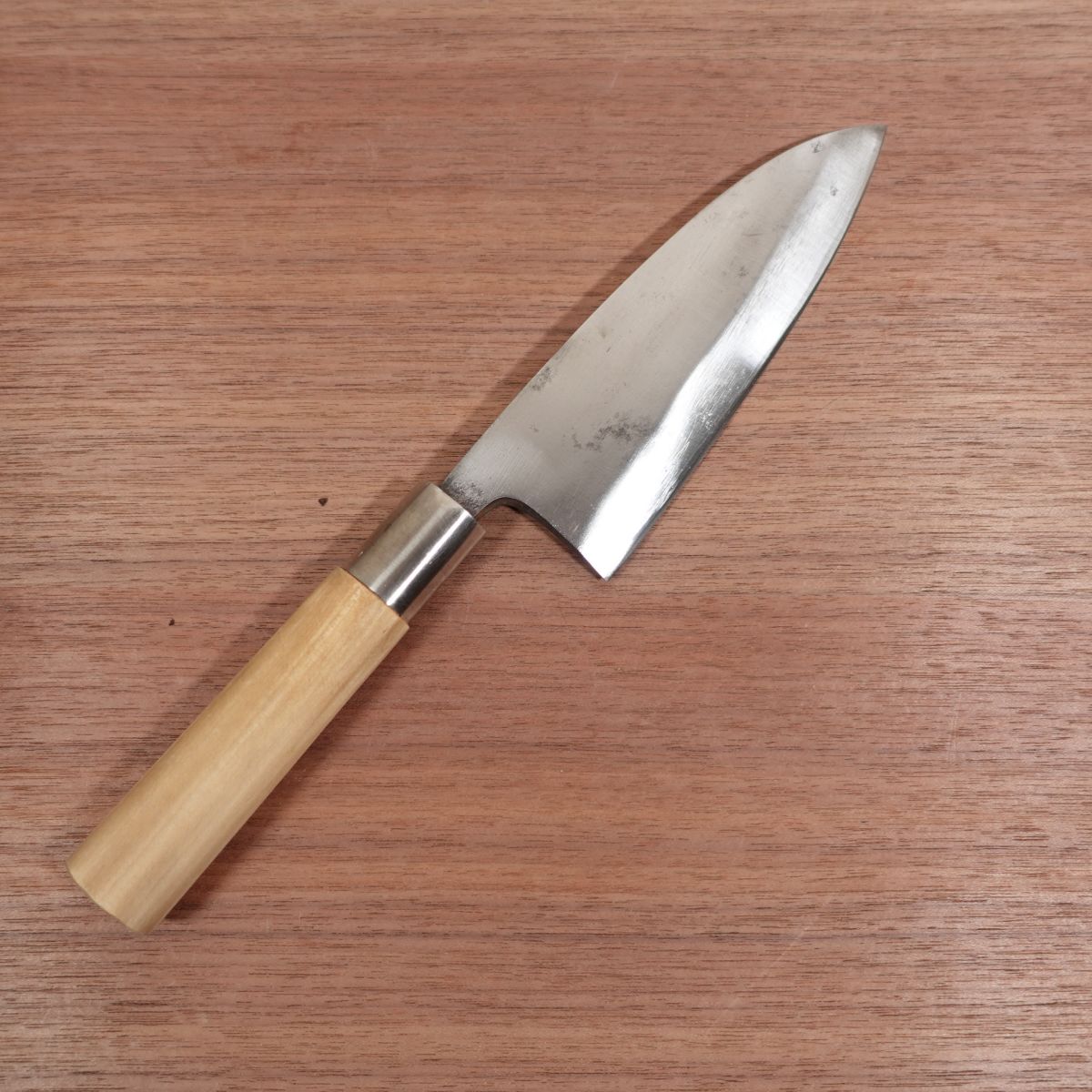 Special Deba Knife, Sharpened, Carbon Steel, Single Bevel, 155mm