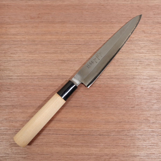 [HYPER REBORN] Seki Magoroku Yanagiba Knife, Sharpened, Black Oxide Finish, Sashimi Knife, Ginju, Honko Steel, 180mm