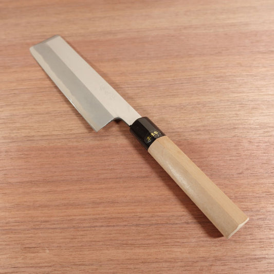 Tatsuhisa Usuba Left-Handed Single Bevel Carbon Steel Unused 165mm