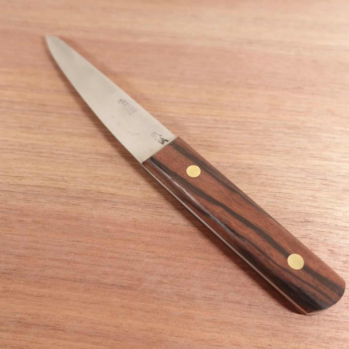 Minamoto Masamichi Honesuki Knife, Sharpened, Carbon Steel, Round Type, Garasuki, Sabaki, Boning Knife, Single Bevel, 150mm