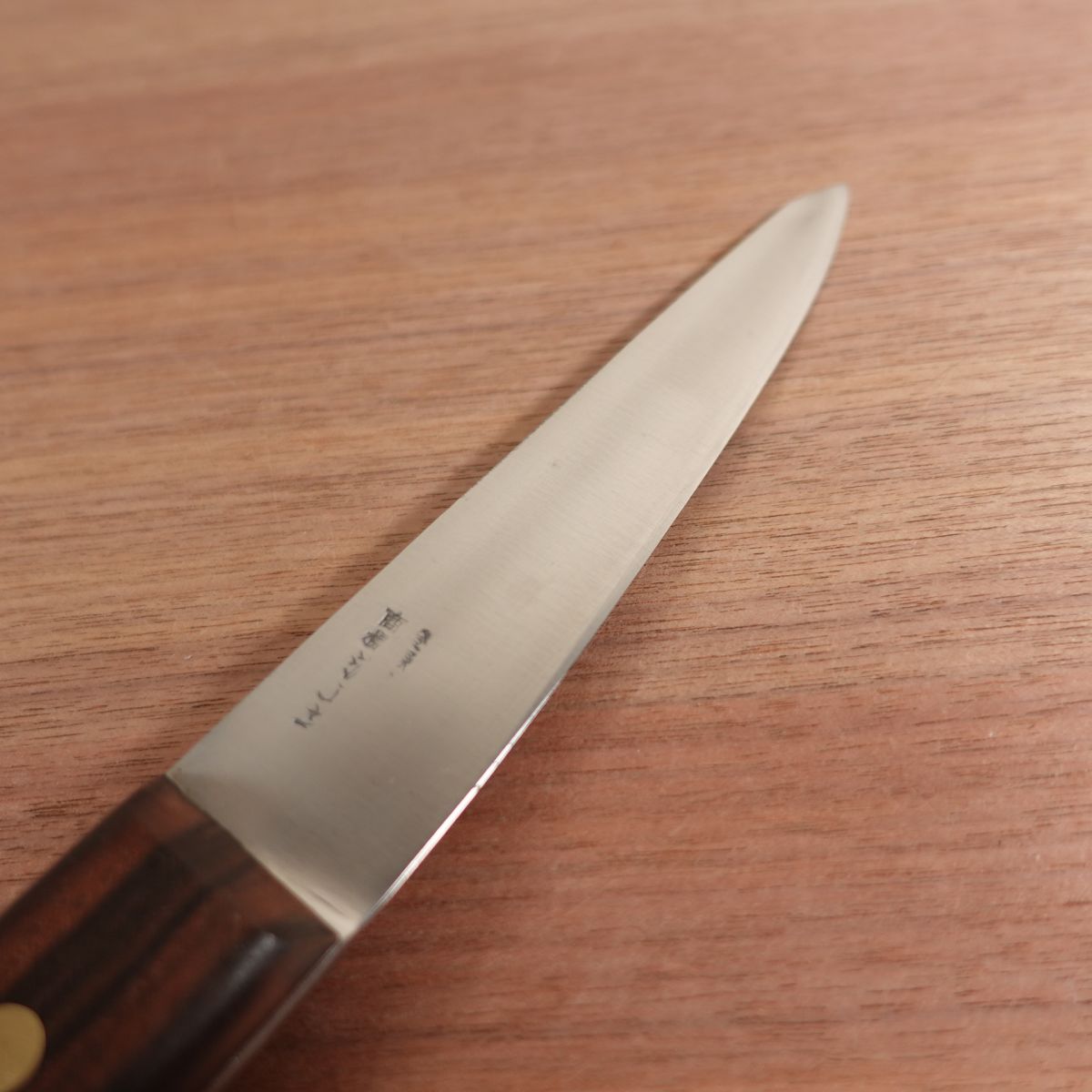 Minamoto Masamichi Honesuki Knife, Sharpened, Carbon Steel, Round Type, Garasuki, Sabaki, Boning Knife, Single Bevel, 150mm