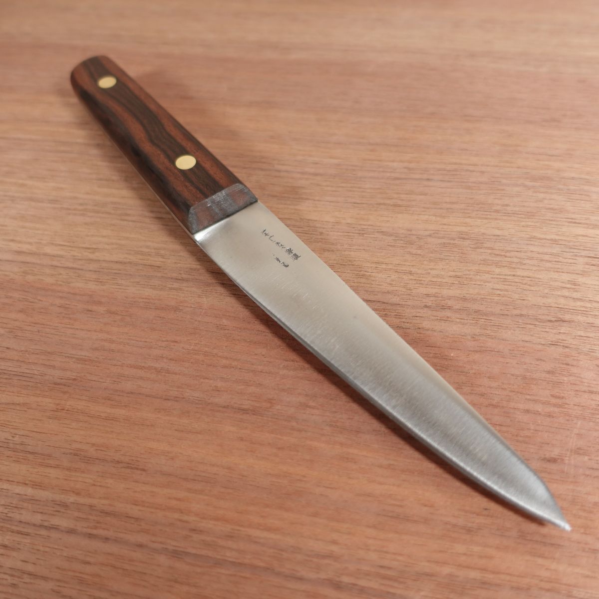 Minamoto Masamichi Honesuki Knife, Sharpened, Carbon Steel, Round Type, Garasuki, Sabaki, Boning Knife, Single Bevel, 150mm