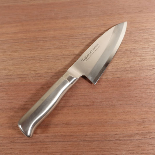 Tojiro Pro Ajikiri Knife, Sharpened, Ko-Deba, Stainless Steel, Mirror-Polished Edge, Ajikiri, Nearly Unused Stored Item, Single Bevel, 120mm