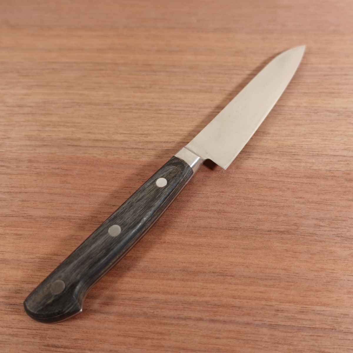 Kura Ichimonji Petty Knife, Sharpened, Fruit Knife, Garnishing Knife, Stainless Steel, Double Bevel, 115mm