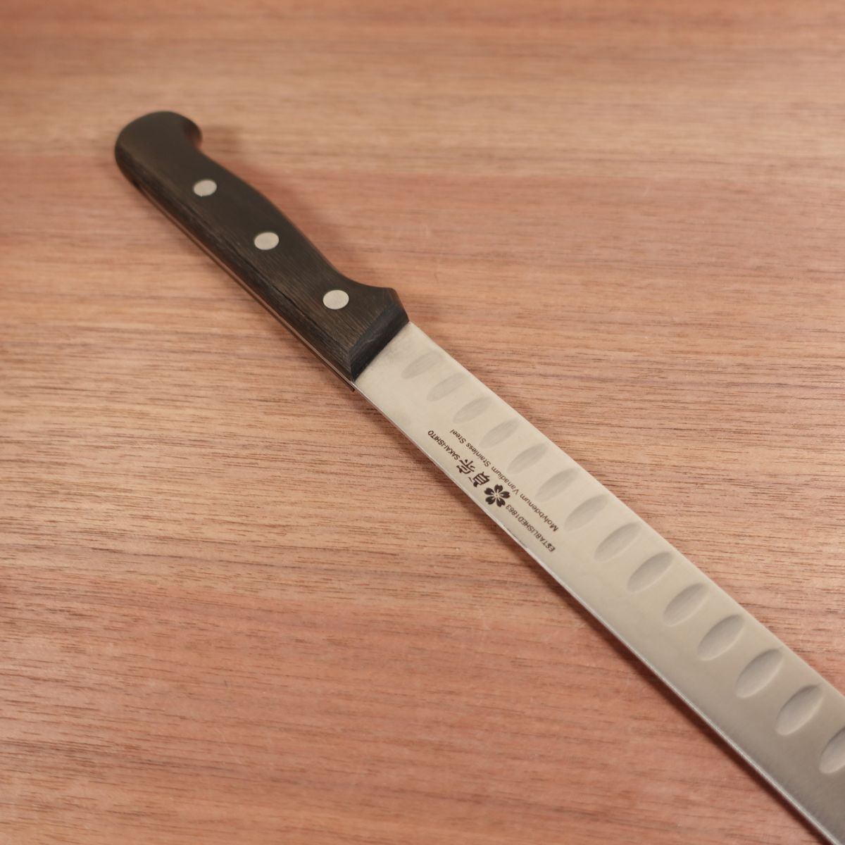 Sadamune Castella Salmon Slicer Cake Knife SAKAI ISHITO Unused 305mm