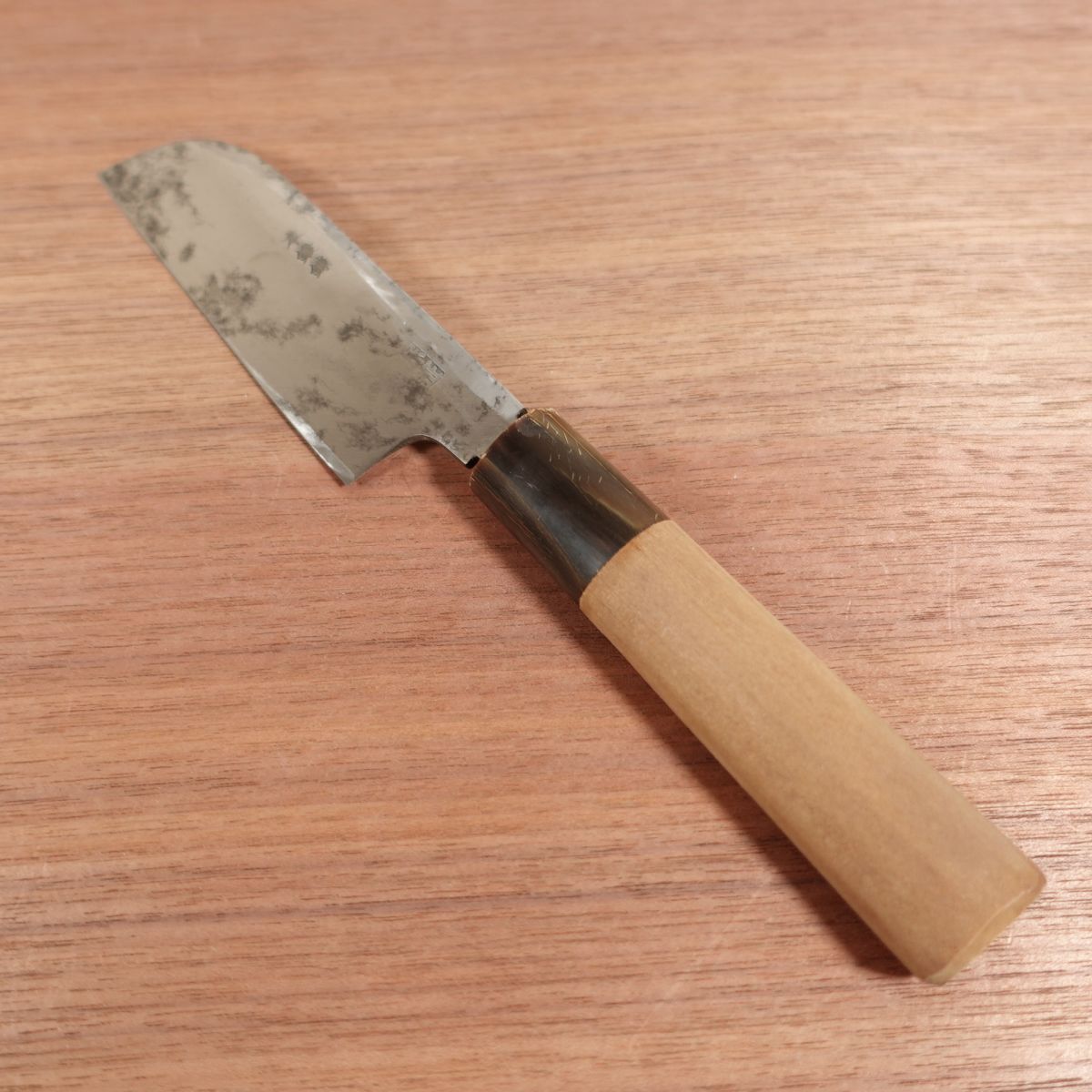 Muneyoshi Mukimono Buffalo Horn Handle Hand Forged Single Bevel 120mm