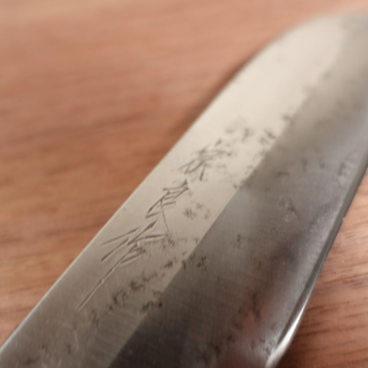 Muneyoshi Mukimono Buffalo Horn Handle Hand Forged Single Bevel 120mm