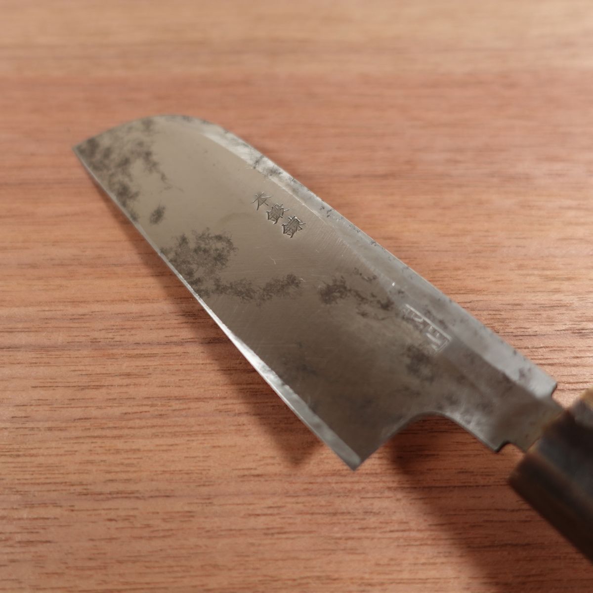 Muneyoshi Mukimono Buffalo Horn Handle Hand Forged Single Bevel 120mm