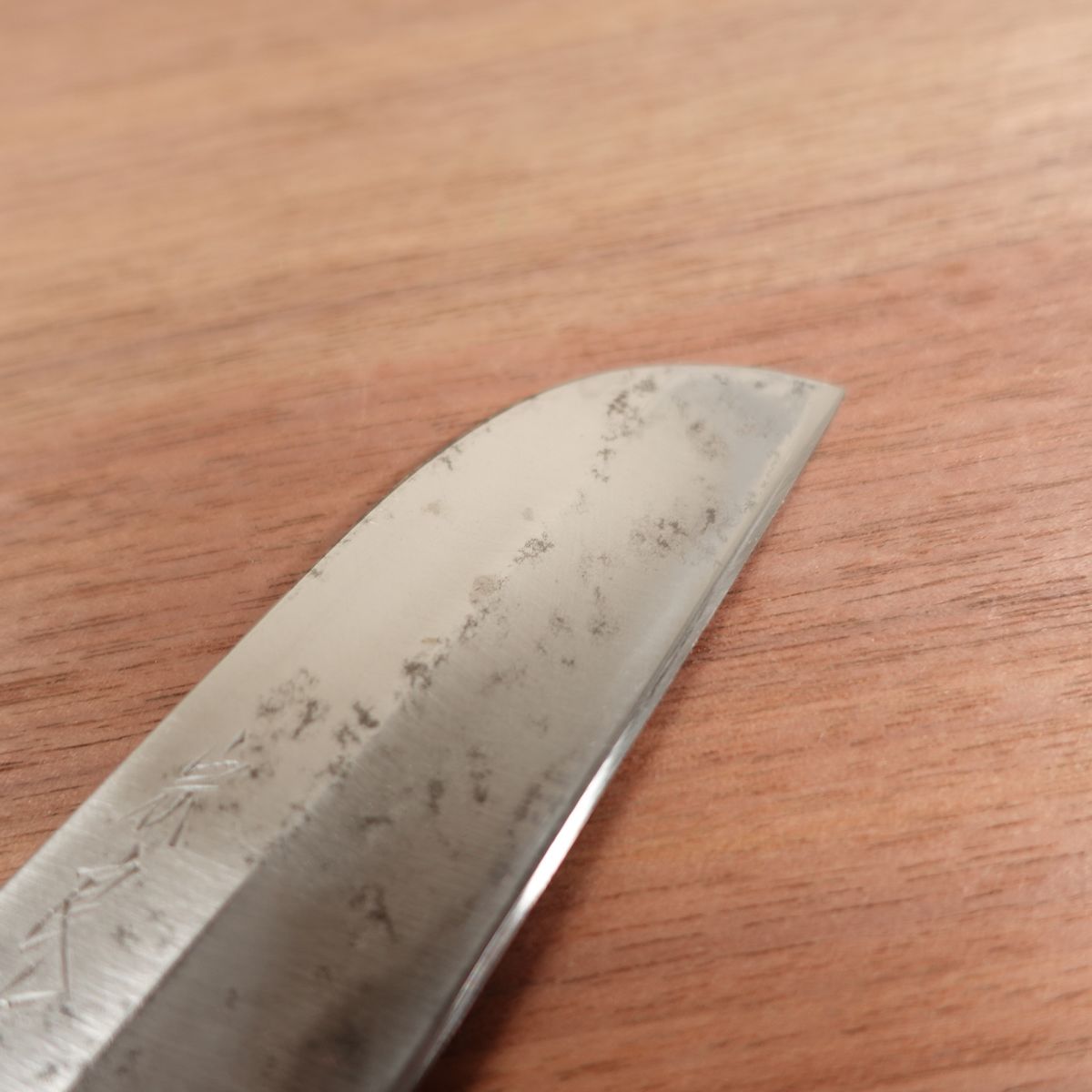 Muneyoshi Mukimono Buffalo Horn Handle Hand Forged Single Bevel 120mm