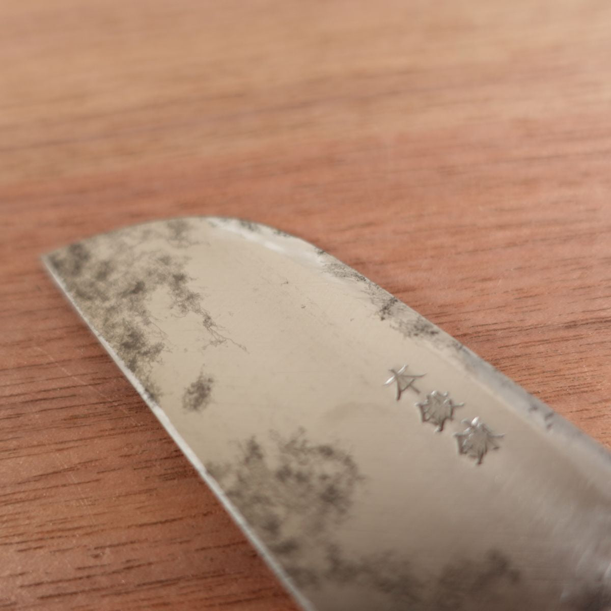 Muneyoshi Mukimono Buffalo Horn Handle Hand Forged Single Bevel 120mm