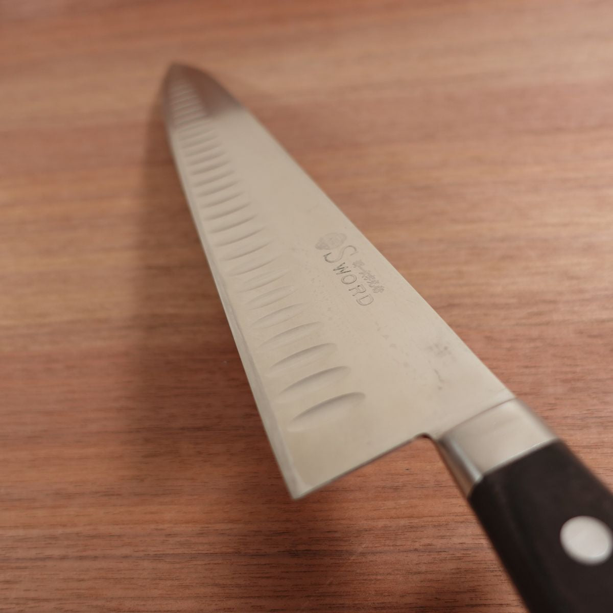 Sakai Ichimonji Mitsuhide SWORD Gyuto, Sharpened, Dimpled, Stainless Steel, 330mm