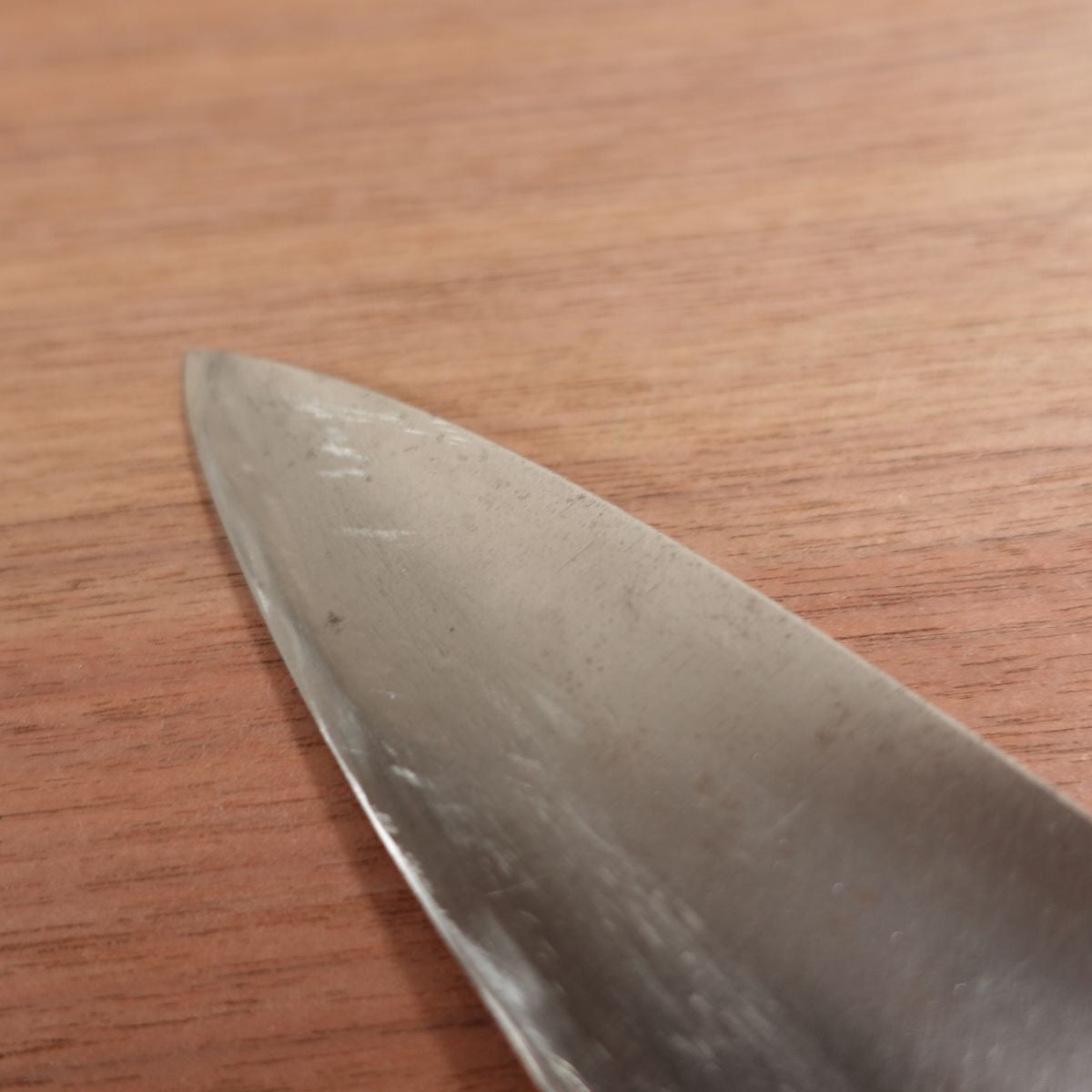 Heihachi Western-Style Deba Knife, Sharpened, Thick-Bladed, Double Bevel, Carbon Steel, 190mm