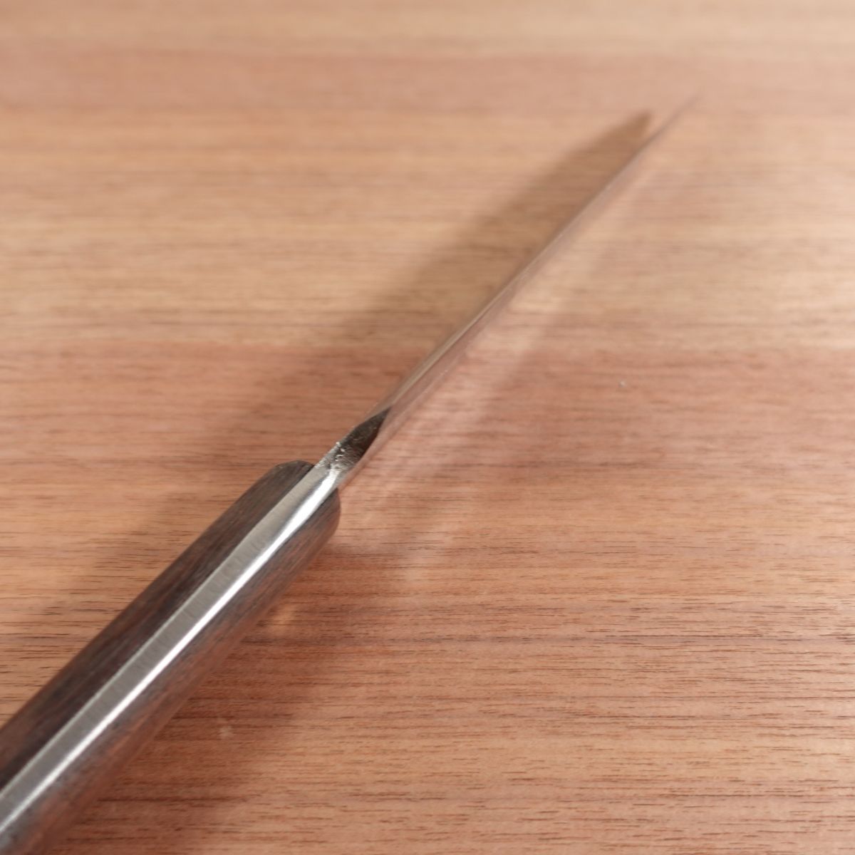 Heihachi Western-Style Deba Knife, Sharpened, Thick-Bladed, Double Bevel, Carbon Steel, 190mm