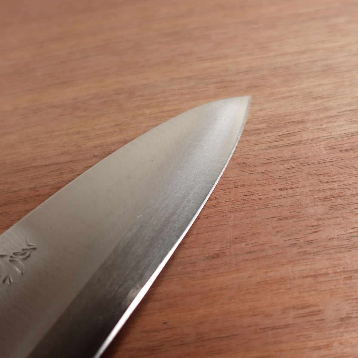 Ebisuya Deba Knife, Sharpened, Water Buffalo Handle, Carbon Steel, Single Bevel, 170mm
