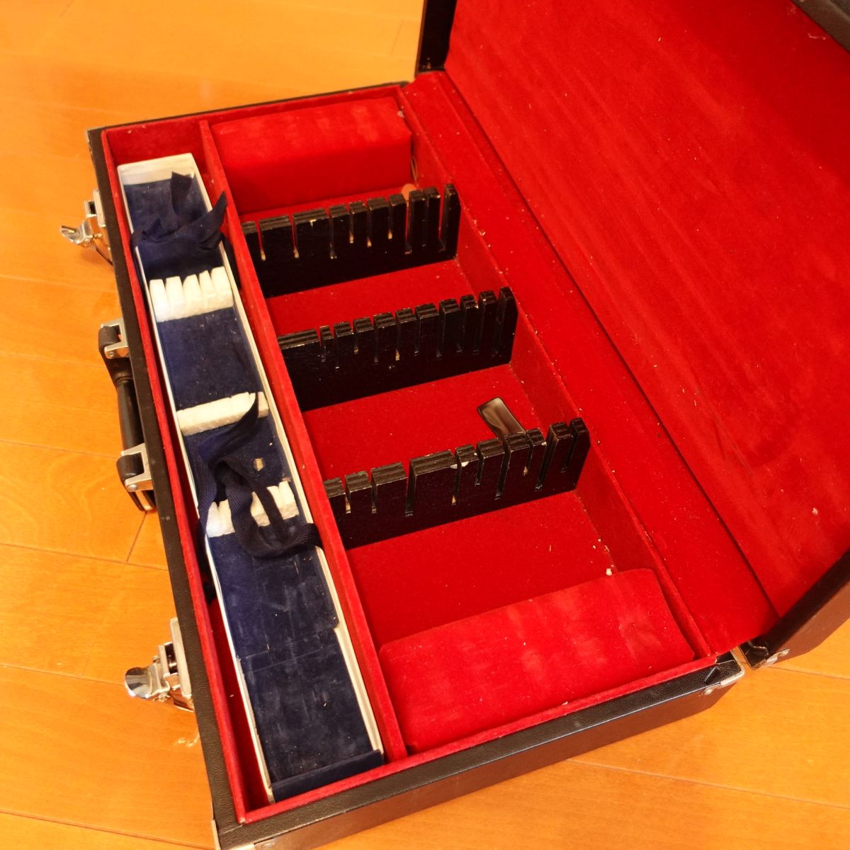 Large Black Knife Case, Attache Case, No Lock