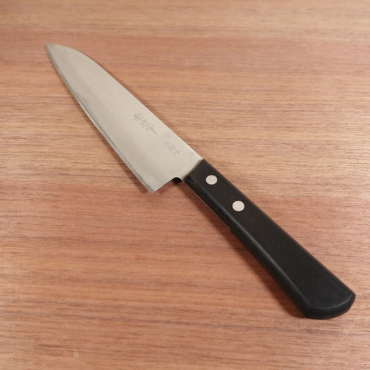 Kanechika Santoku Knife, Sharpened, Laminated Steel, All-Purpose Knife, 180mm